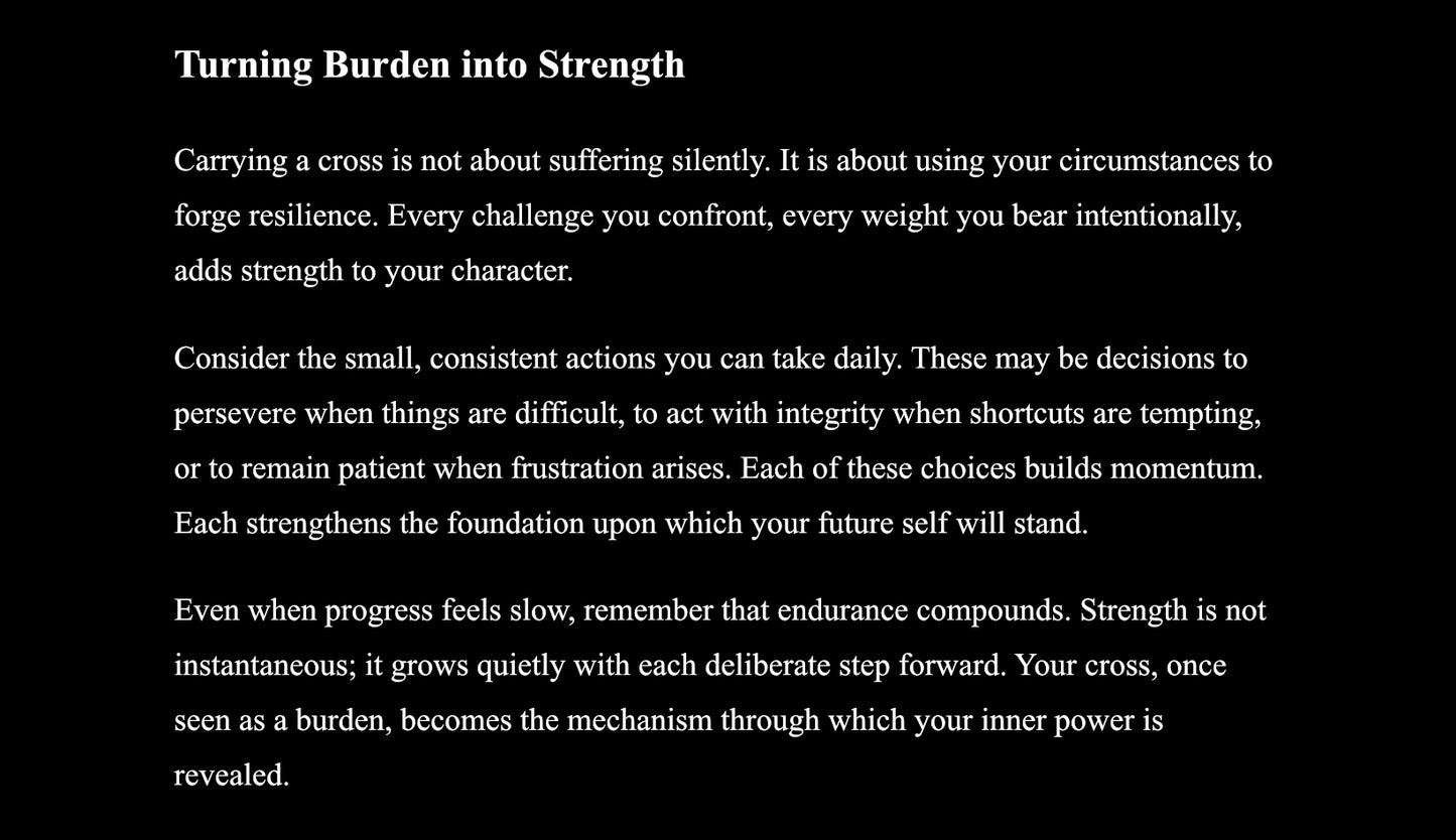 Carry Your Cross